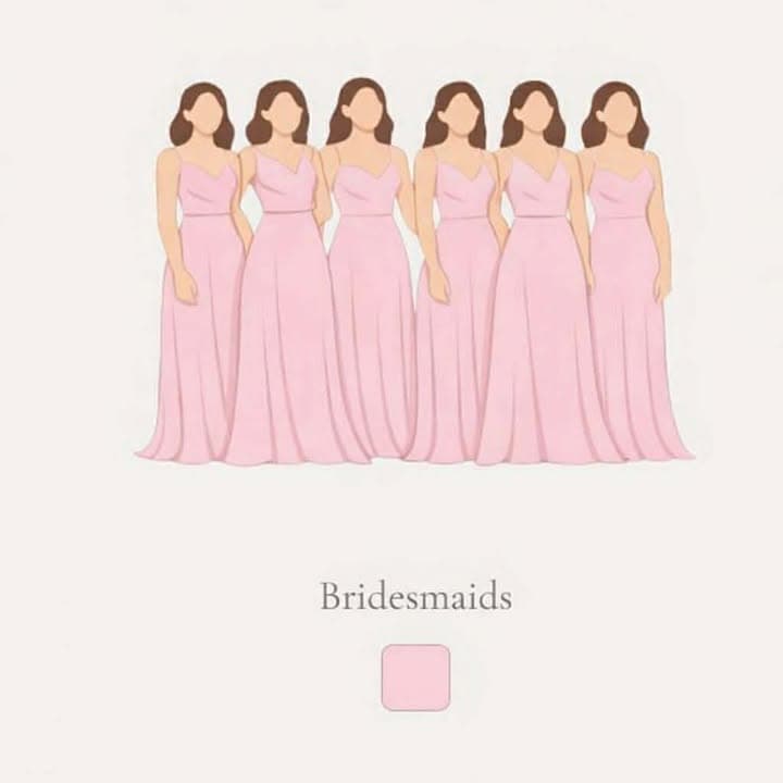 Bridesmaids attire guidelines