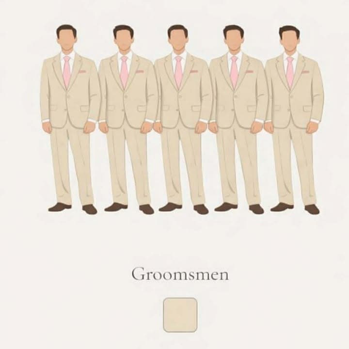 Groomsmen attire guidelines